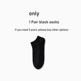 1/5/10pairs Men Women Socks Comfortable Breathable Ankle Socks Spring Summer