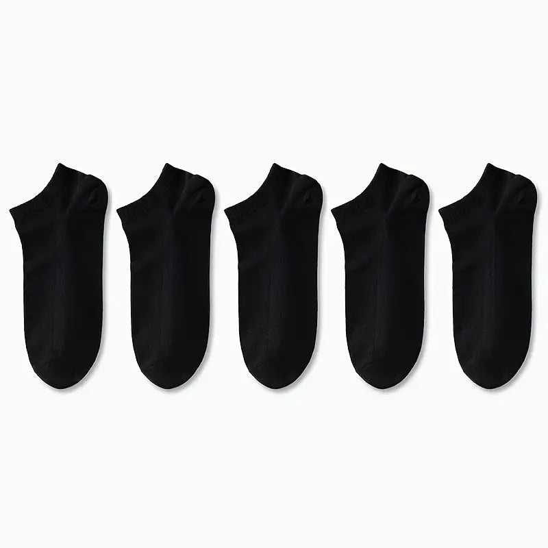 1/5/10pairs Men Women Socks Comfortable Breathable Ankle Socks Spring Summer