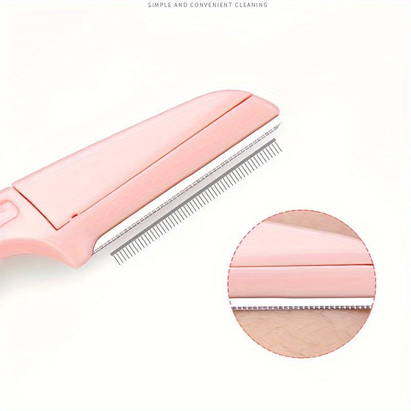 1/3/4pcs Folding Eyebrow Razor Face Razor for Women And Men, Eyebrow Hair Trimmer And Shaver Eyebrow Scissors with Comb, Safe And Newbie Friendly