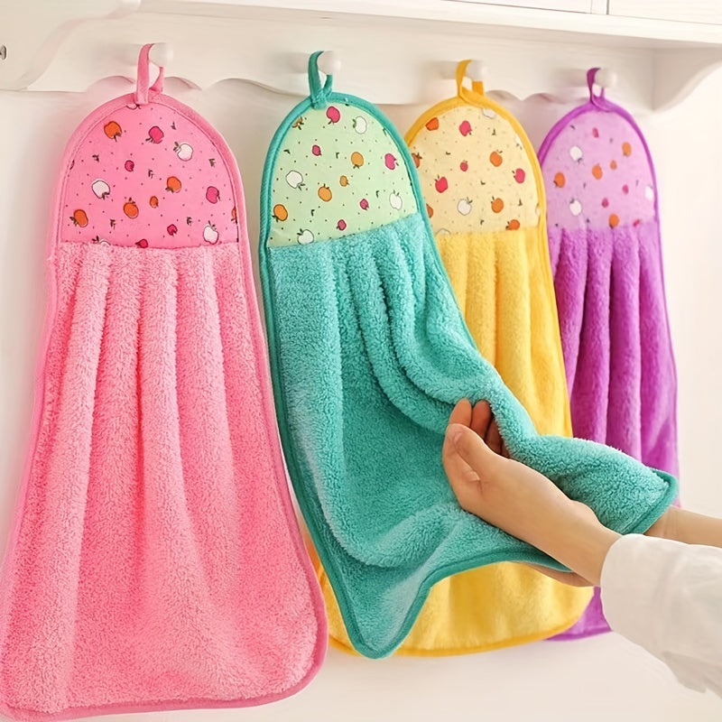 Ultra-Soft Microfiber Kitchen Towels - Oversized, Absorbent & Lint-Free with Cute Cartoon Designs - Perfect for Cooking, Cleaning & Home Decor, Dish Towels for Kitchen