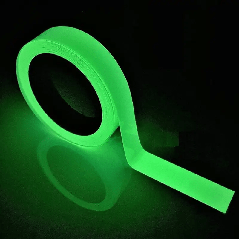 1 Roll Luminous Glow Tape Long-Lasting Fluorescent Tape for Outdoor Sports, Night Decorations, Home Marking