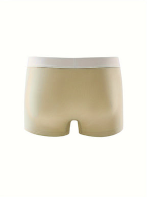 4pcs Men's Underwear, Breathable Soft Comfy Stretchy Boxer Briefs Shorts, Fashion Bottom Pants