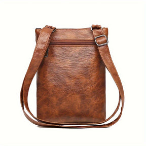 Mini Vintage Crossbody Bag, Retro Multi Pocket Shoulder Bag, Women's Casual Handbag & Phone Purse