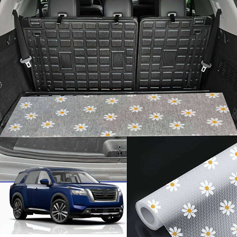 1 Roll Universal Fit Car Trunk Liner, Moisture-Proof, Waterproof, Dust-Proof, Non-Slip, Multi-Use for Shelves, Drawer Cabinets, Durable Material