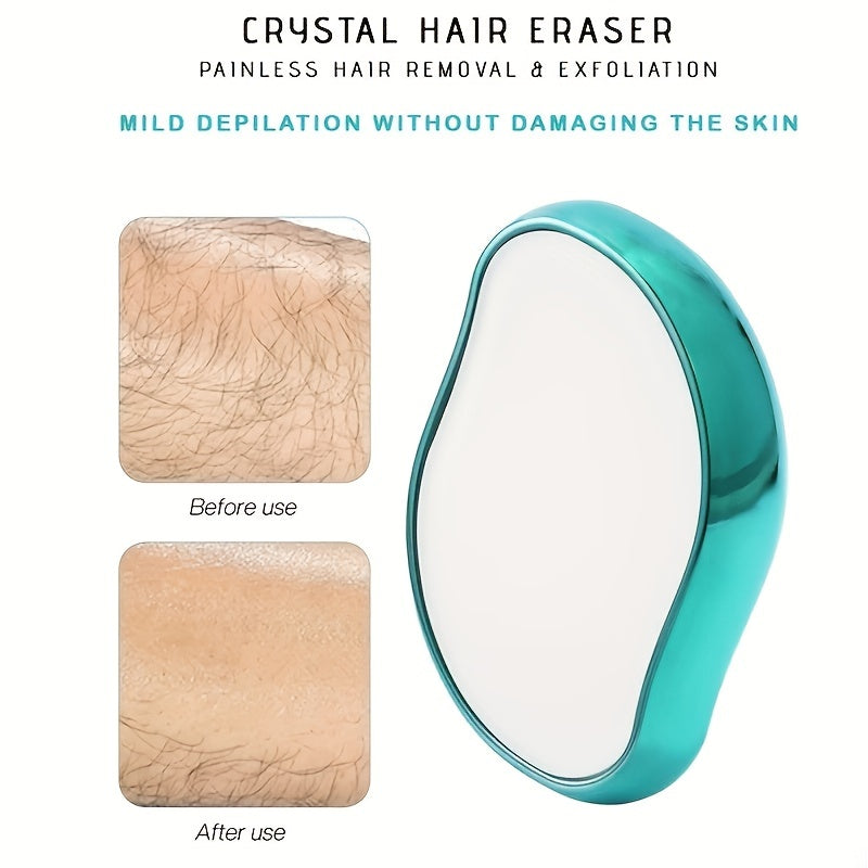 Magic Crystal Hair Eraser, Suitable For Men And Women Painless Exfoliating Crystal Hair Removal Tool, Magic Crystal Hair Remover For Legs And Back Of Arms