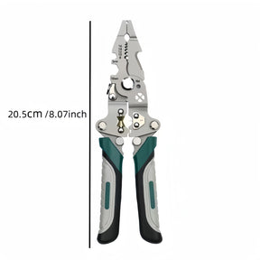 Multifunctional Foldable Wire Strippers: Special Wire Strippers for Electricians, Can Strip Wires, Cut Wires, Twist Water Pipes, Crimp Terminals, Etc., One Pair Is More Than One Pair. Folding Design, Easy to Store. Can Be Used for Electricians, Families,