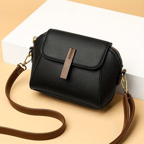 Mini Flap Crossbody Bag, Fashion Solid Color Shoulder Bag, Women's Daily PU Leather Purse For Commuter (7.1*5.1*3.5) Inch