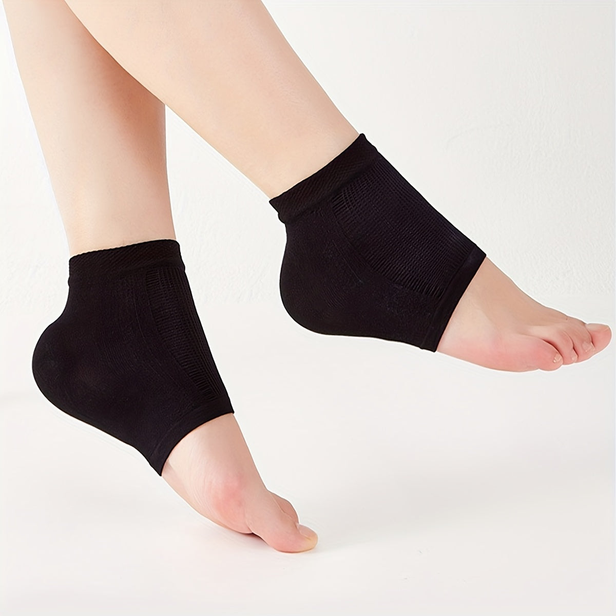 1 Pair Moisturizing Heel Sleeves For Women And Men, Silicone Moisturizing Heel Socks, Exfoliates, Softens, And Supports Heels, Preventing Your Heel From Cracking